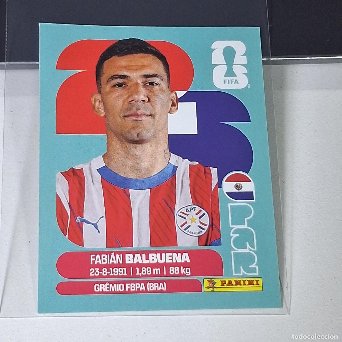 Football Stickers: B39 PAR5 FABIAN BALBUENA PARAGUAY PAR 5 MUNDIAL FIFA WORLD CUP 2026 STICKER PANINI