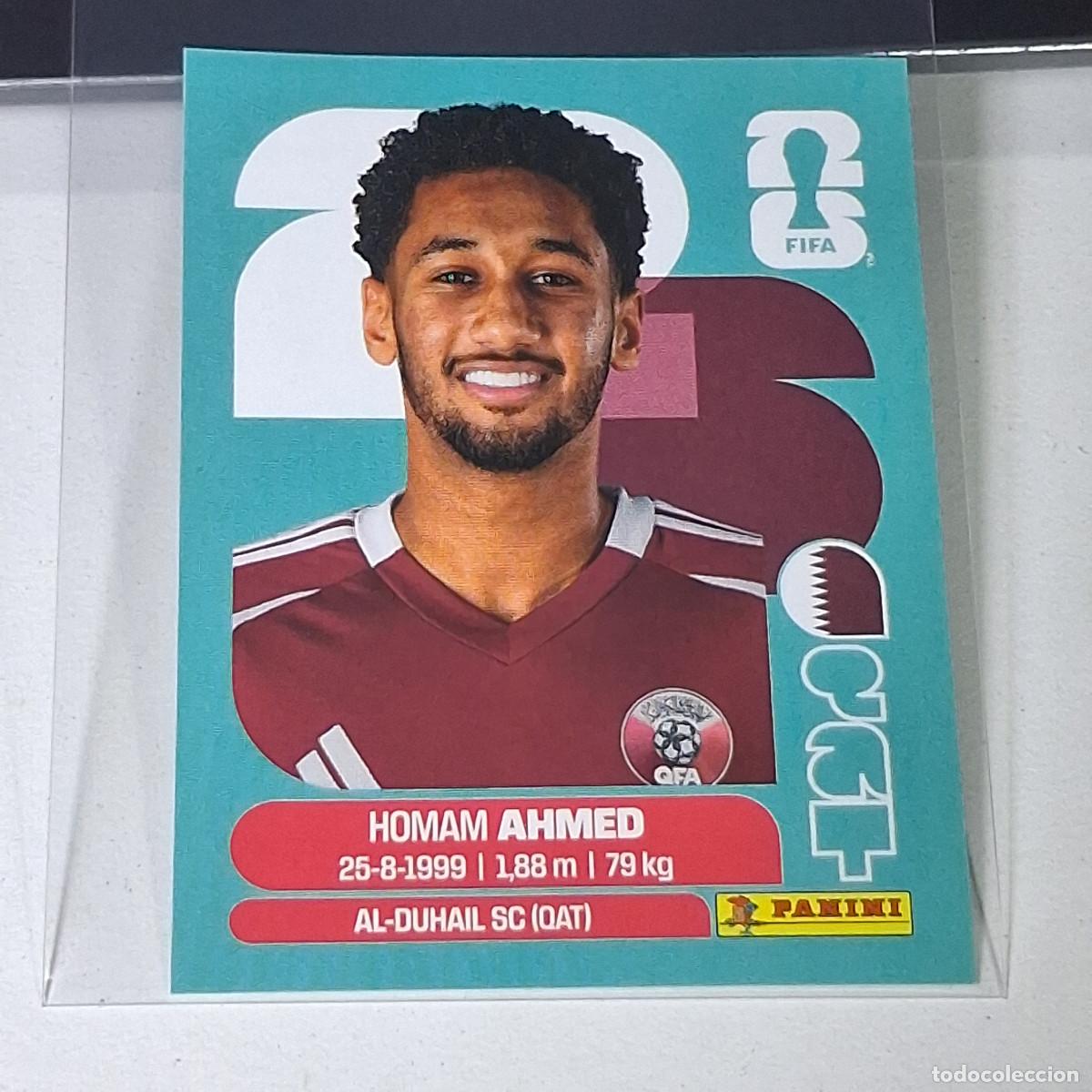 Football Stickers: B39 QAT 5 QAT5 HOMAM AHMED QATAR CATAR QAT MUNDIAL FIFA WORLD CUP 2026 STICKER PANINI