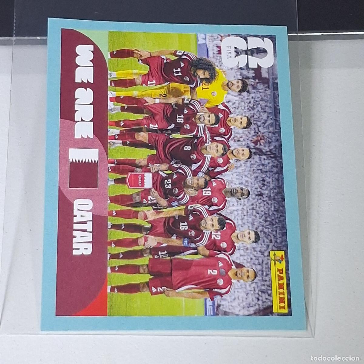 Cartes &agrave; collectionner de Football: B39 QAT13 TEAM PHOTO EQUIPO 13 QATAR CATAR QAT MUNDIAL FIFA WORLD CUP 2026 STICKER PANINI