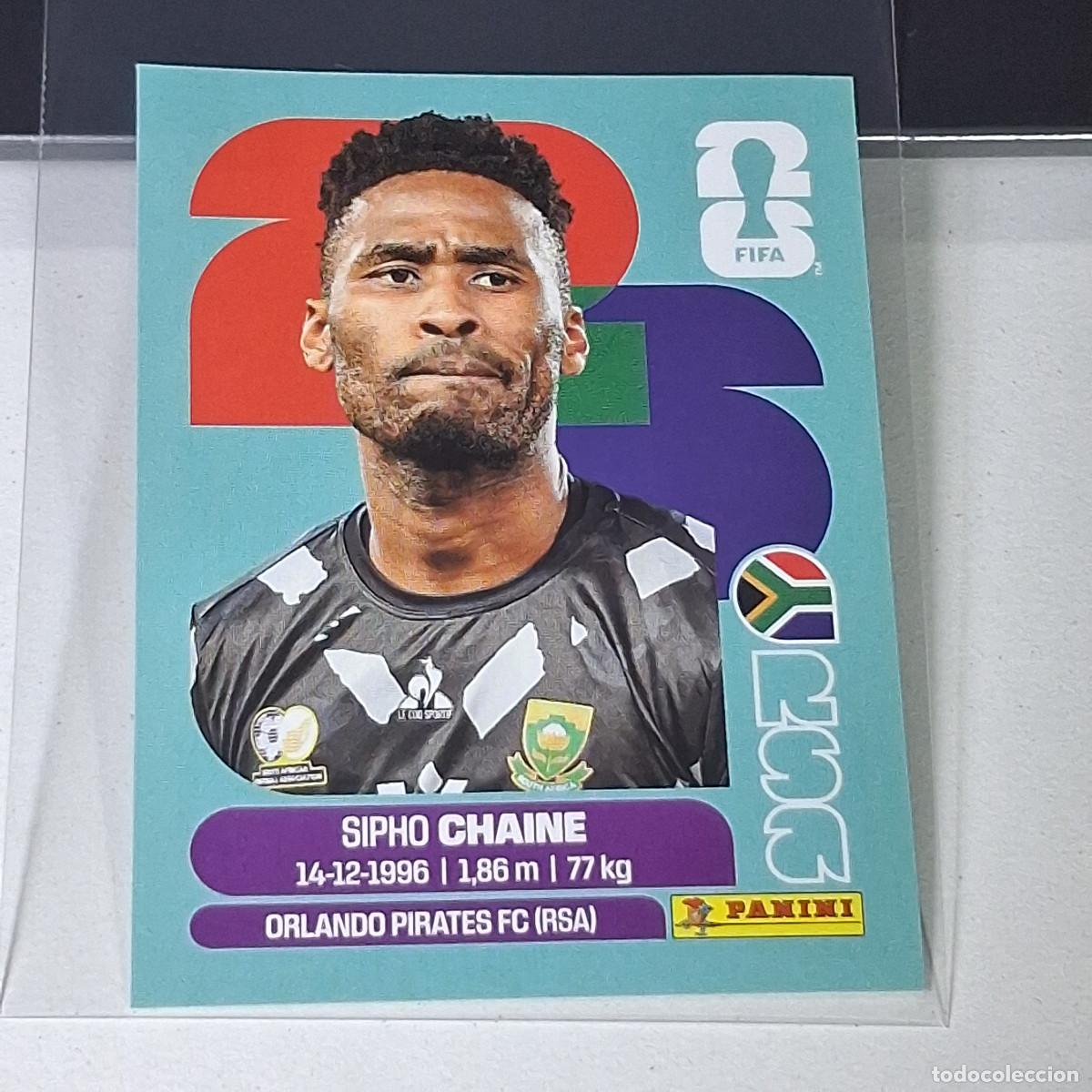 Football Stickers: B39 RSA3 RSA 3 SIPHO CHAINE SUD&Aacute;FRICA RSA SOUTH AFRIKA MUNDIAL FIFA WORLD CUP 2026 STICKER PANINI
