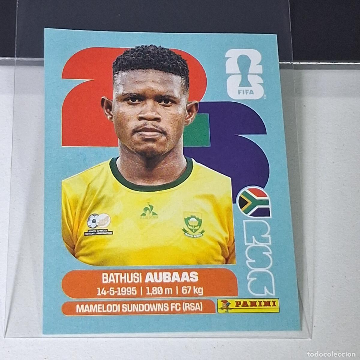 Football Stickers: B39 RSA14 BATHUSI AUBAAS 14 SUD&Aacute;FRICA RSA SOUTH AFRIKA MUNDIAL FIFA WORLD CUP 2026 STICKER PANINI