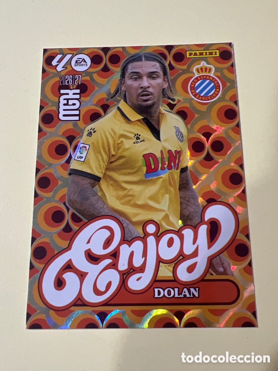 Football Stickers: C5512. 382 DOLAN - RCD ESPANYOL - ENJOY POWER MEGACRACKS LIGA 2026 2027 26 27