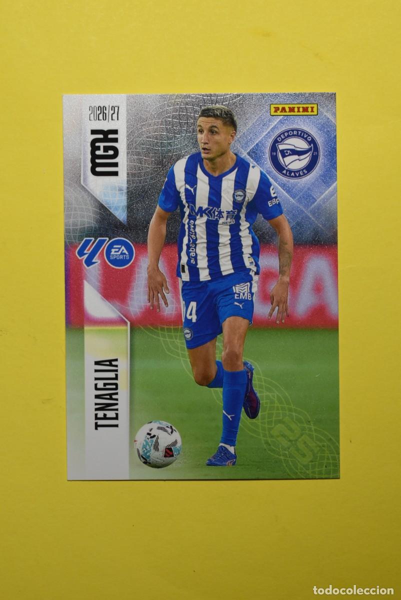Cromos de f&uacute;tbol: Cromo La Liga. Megacracks. 2026 2027. 26 27. Tenaglia. Alav&eacute;s. N. &ordm; 23. Panini