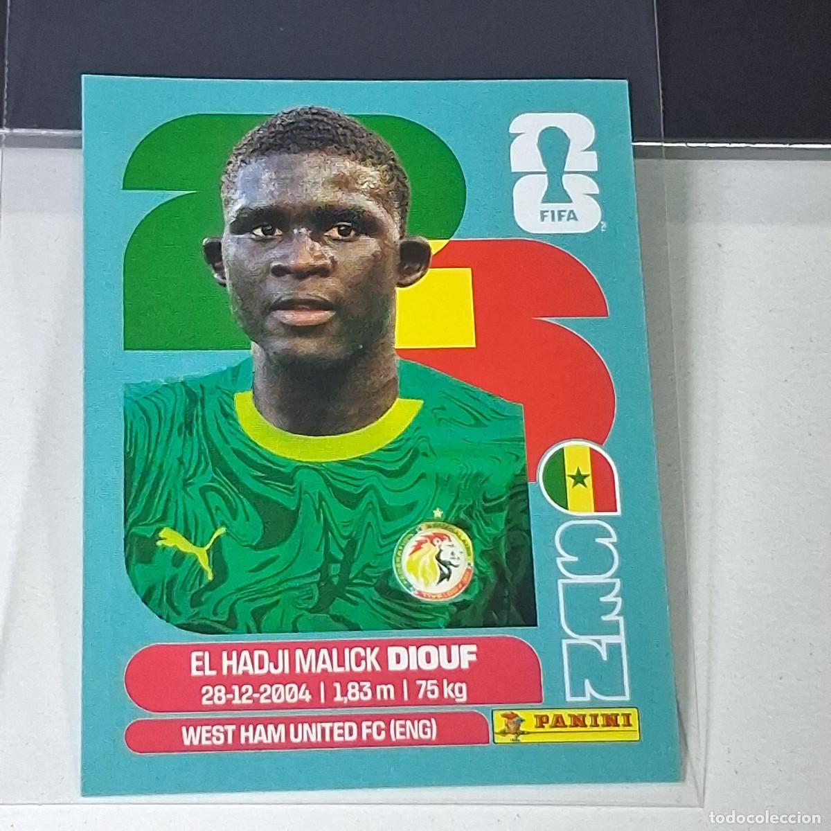 Cartes &agrave; collectionner de Football: B39 SEN 7 SEN7 EL HADJI MALICK DIOUF SENEGAL MUNDIAL FIFA WORLD CUP 2026 STICKER PANINI