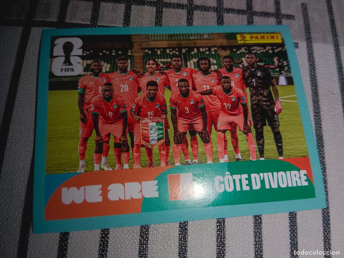 Cromos de f&uacute;tbol: MUNDIAL 2026 ESTADOS UNIDOS USA MEXICO MEJICO CANADA CIV 13 CIV13 ALINEACION COSTA DE MARFIL FIFA