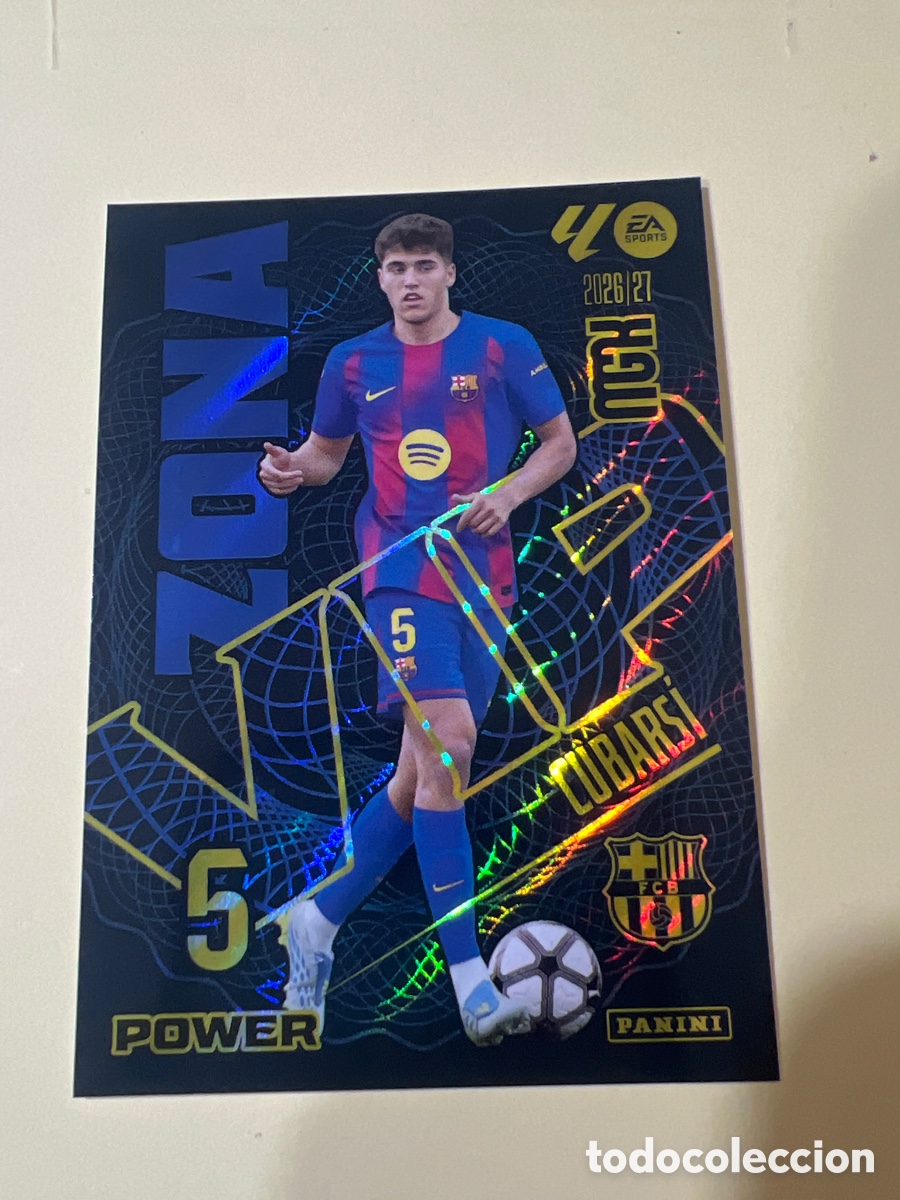 Cromos de f&uacute;tbol: C5515. 391 P 391P CUBARSI BARCELONA ZONA VIP POWER MEGACRACKS LIGA 2026 2027 26 27