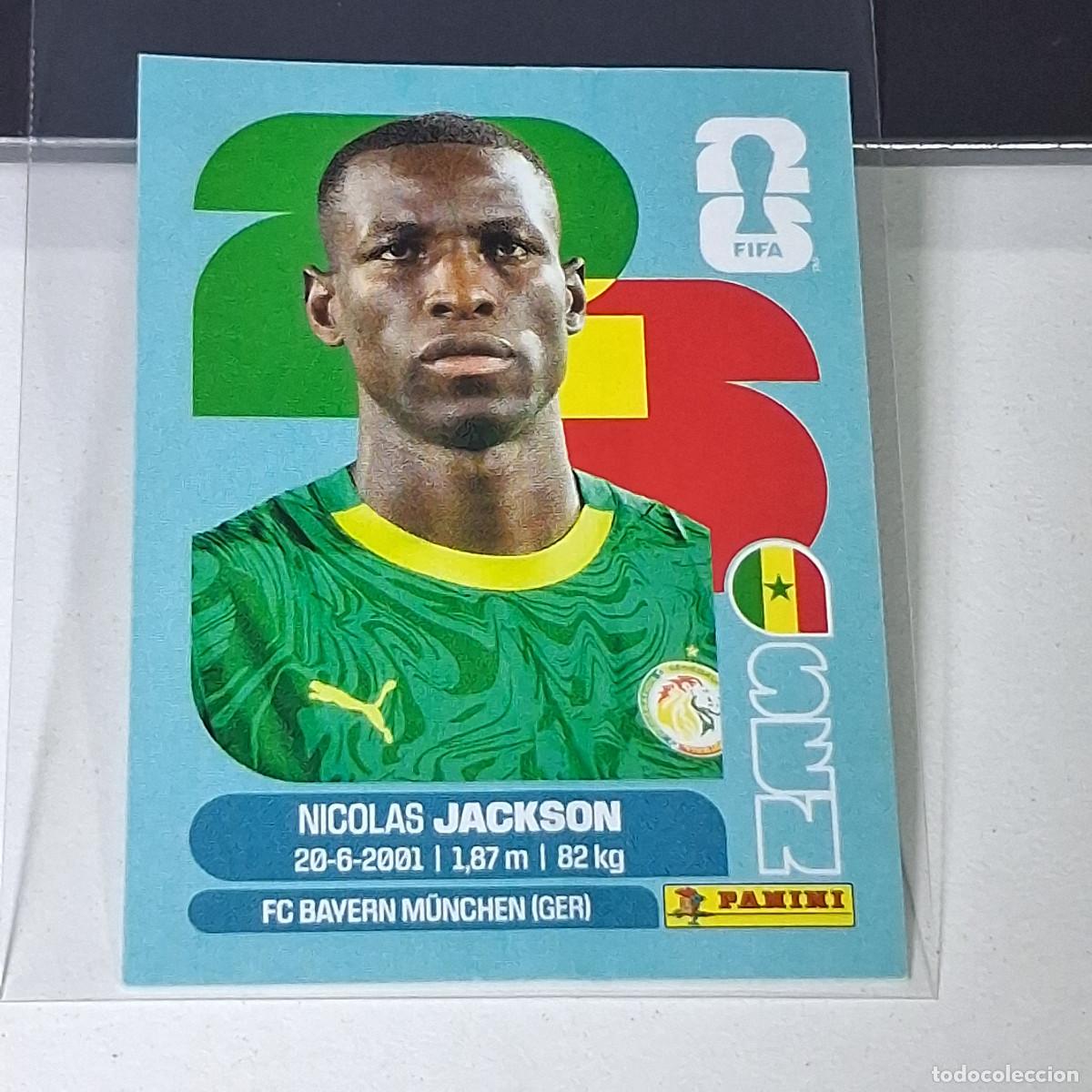 Cromos de f&uacute;tbol: B39 SEN 19 SEN19 NICOLAS JACKSON SENEGAL MUNDIAL FIFA WORLD CUP 2026 STICKER PANINI