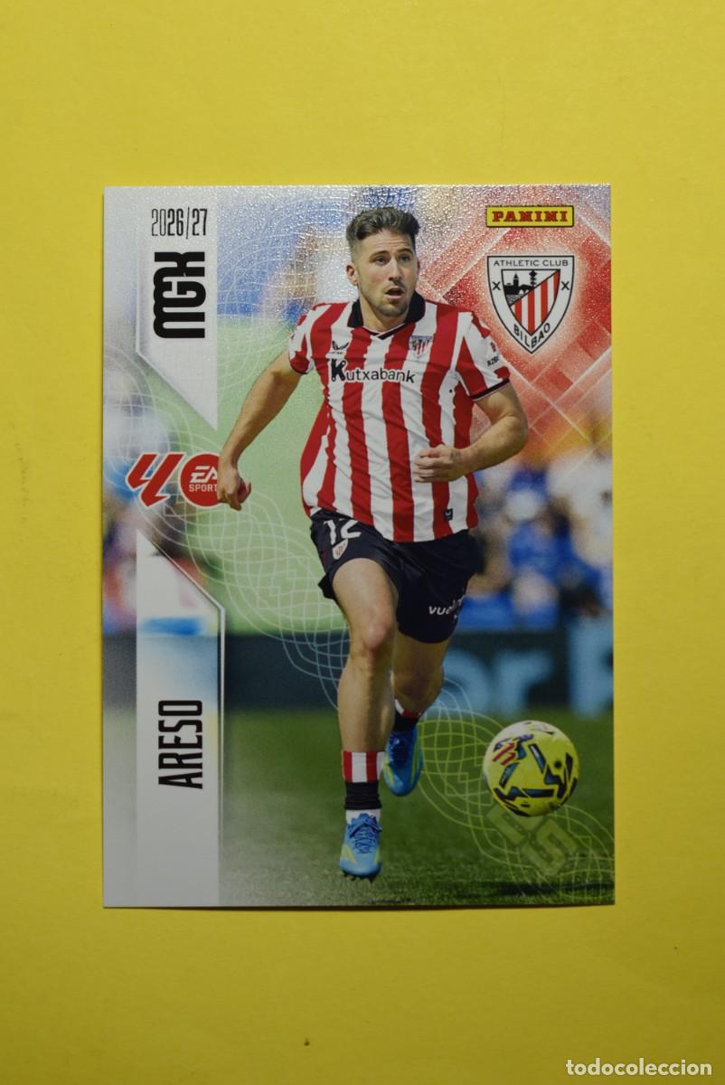 Cromos de f&uacute;tbol: Cromo La Liga. Megacracks. 2026 2027. 26 27. Areso. Athletic Club Bilbao. N. &ordm; 40. Panini