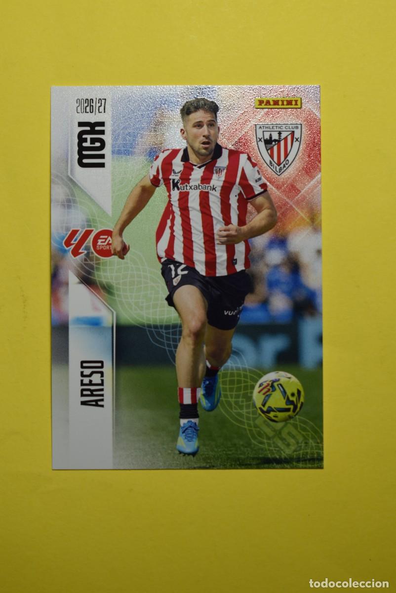 Cromos de f&uacute;tbol: Cromo La Liga. Megacracks. 2026 2027. 26 27. Areso. Athletic Club Bilbao. N. &ordm; 40. Panini