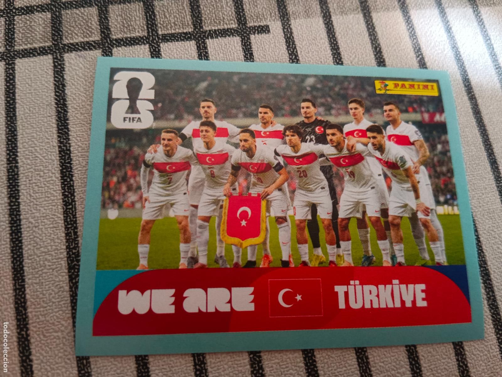 Cromos de f&uacute;tbol: MUNDIAL 2026 ESTADOS UNIDOS USA MEXICO MEJICO CANADA TUR 13 TUR13 ALINEACION TURQUIA FIFA