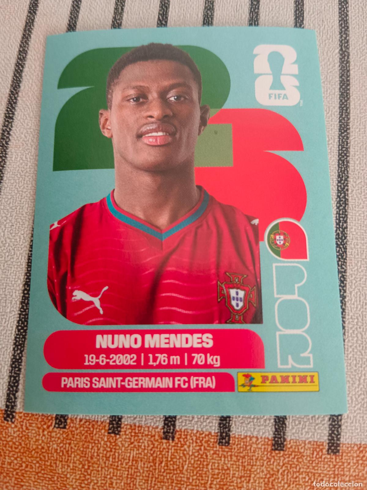 Cromos de f&uacute;tbol: MUNDIAL 2026 ESTADOS UNIDOS USA MEXICO MEJICO CANADA POR 7 POR7 NUNO MENDES PORTUGAL FIFA