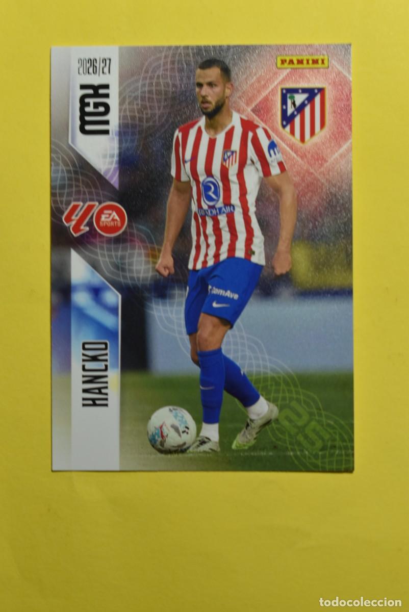 Fu&szlig;ball-Sticker: Cromo La Liga. Megacracks. 2026 2027. 26 27. Hacko. Atl&eacute;tico de Madrid. N. &ordm; 62. Panini
