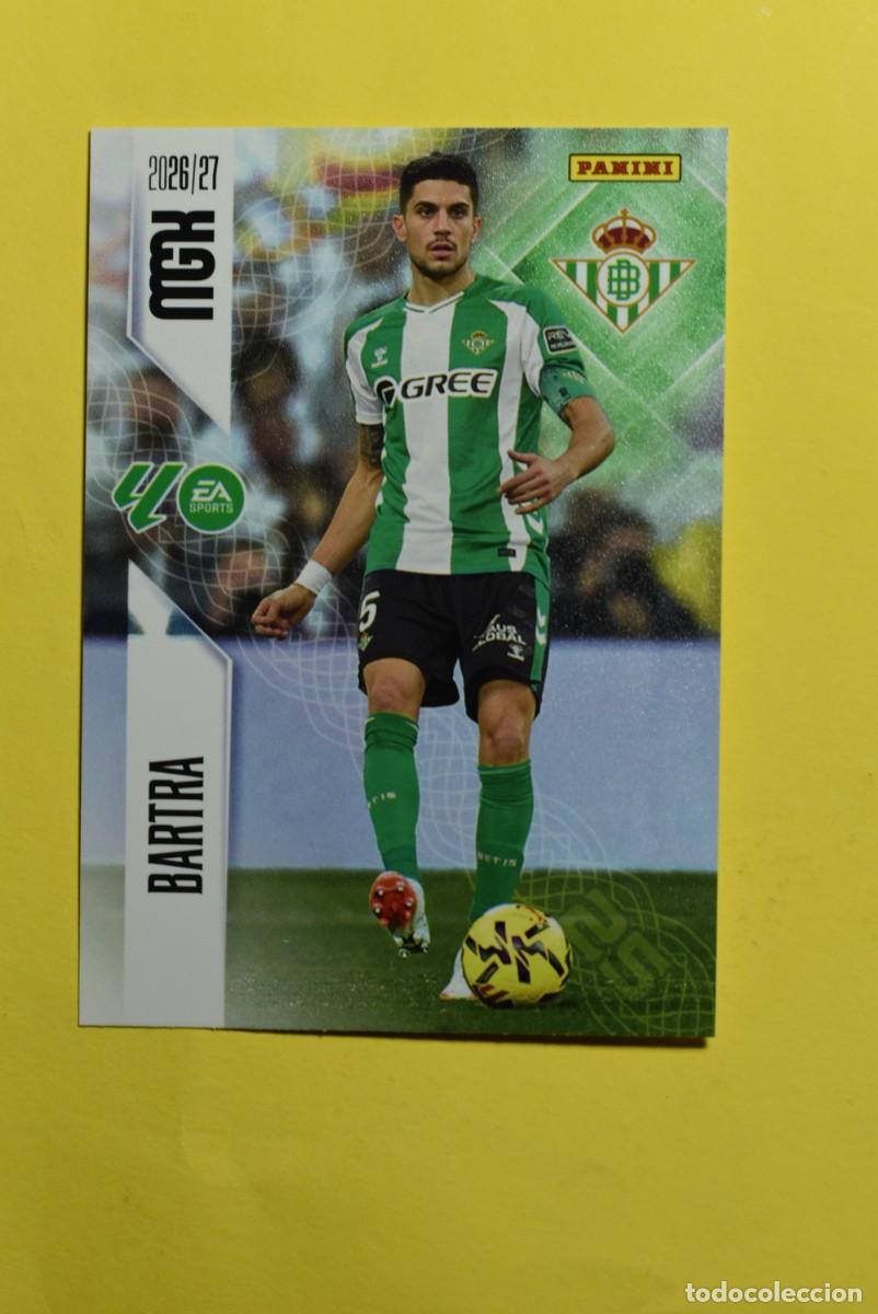 Fu&szlig;ball-Sticker: Cromo La Liga. Megacracks. 2026 2027. 26 27. Bartra. Betis. N. &ordm; 95. Panini