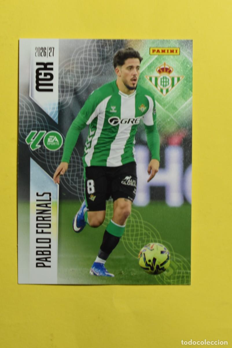 Cartes &agrave; collectionner de Football: Cromo La Liga. Megacracks. 2026 2027. 26 27. Pablo Fornals. Betis. N. &ordm; 102. Panini