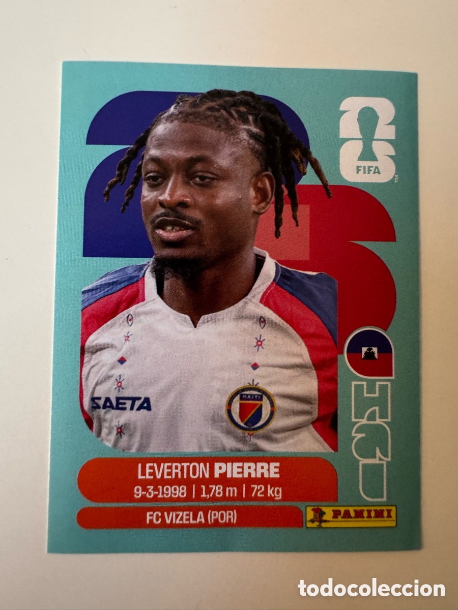 Cartes &agrave; collectionner de Football: FIFA WORLD CUP 2026 STICKER PANINI &ndash; Leverton Pierre &ndash; Hait&iacute; HAI10