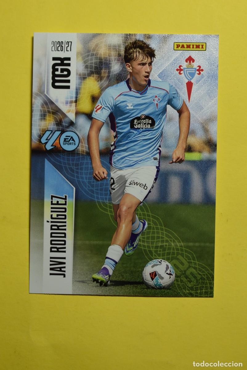 Fu&szlig;ball-Sticker: Cromo La Liga. Megacracks. 2026 2027. 26 27. Javi Rodr&iacute;guez. Celta de Vigo. N. &ordm; 114. Panini