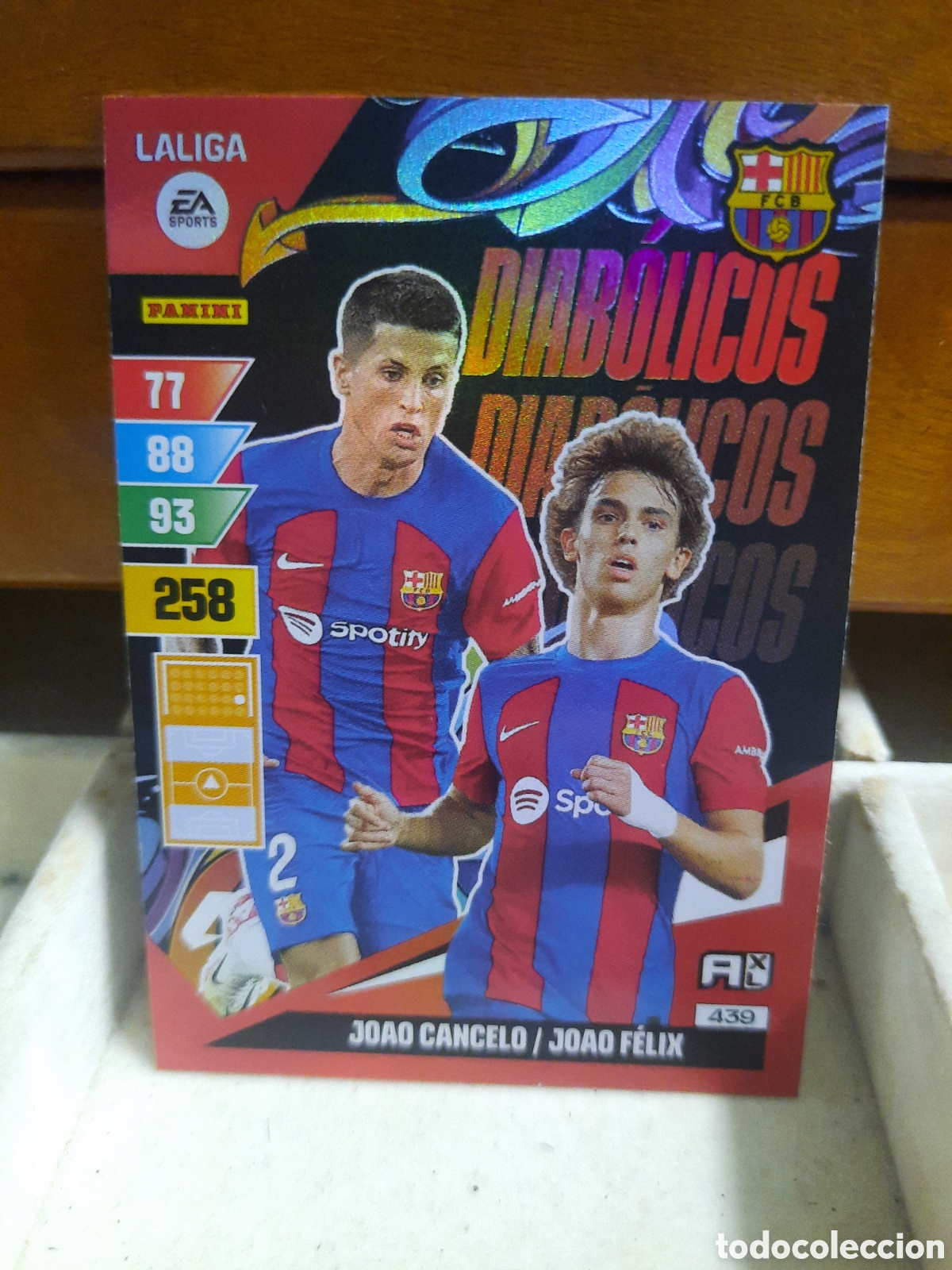 Football Stickers: DIAB&Oacute;LICOS Joao Cancelo/Joao F&eacute;lix Adrenalyn XL 2023-24