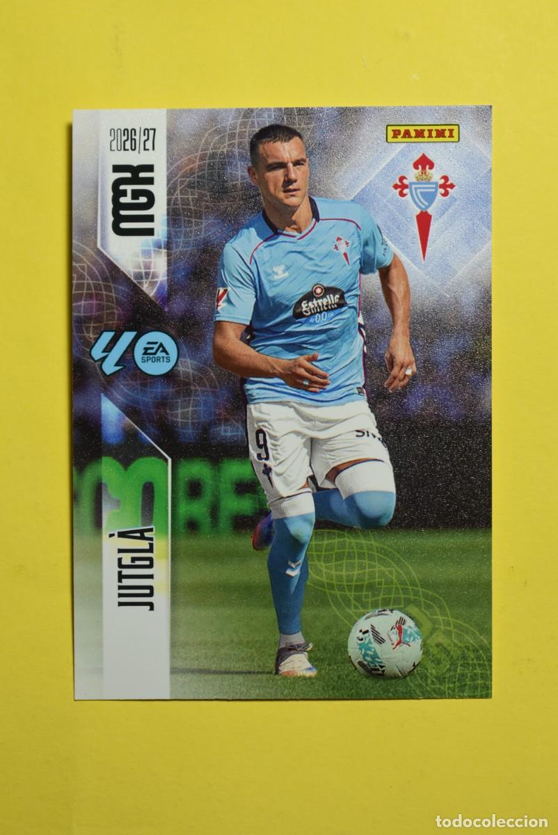 Cromos de f&uacute;tbol: Cromo La Liga. Megacracks. 2026 2027. 26 27. Jutgl&aacute;. Celta de Vigo. N. &ordm; 126. Panini