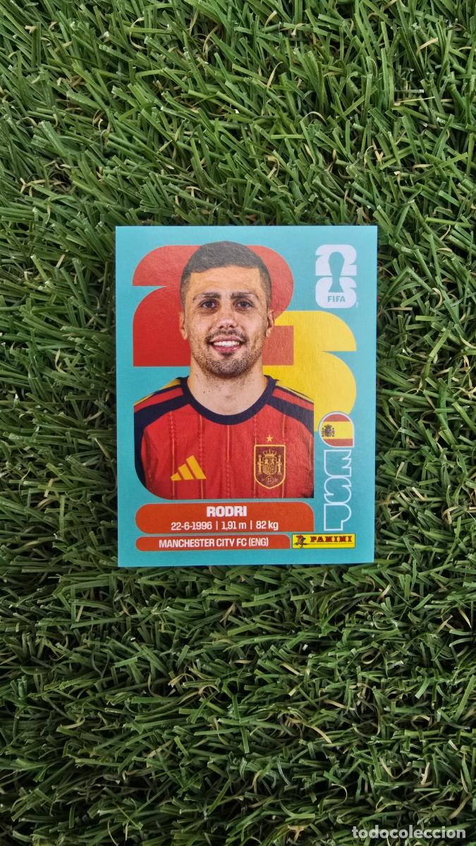 Cromos de f&uacute;tbol: Rodri 10 Espa&ntilde;a Mundial 2026 cromo sticker Panini