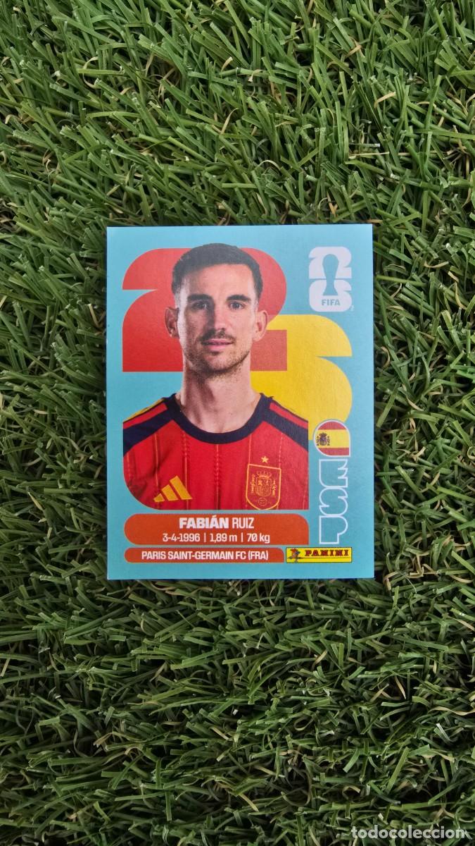 Cromos de f&uacute;tbol: Fabian 12 Espa&ntilde;a Mundial 2026 cromo sticker Panini