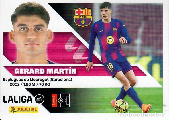 Cromos de f&uacute;tbol: CROMO PANINI LIGA 26 27 - N&ordm; 8 - GERARD MART&Iacute;N - BARCELONA
