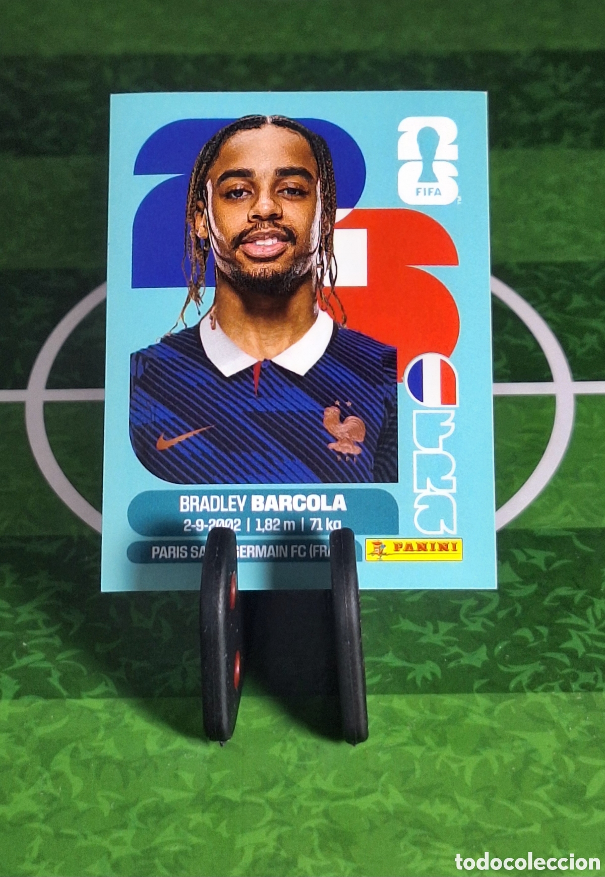 Figurine di Calcio: BRADLEY BARCOLA #FRA 16 MUNDIAL 2026