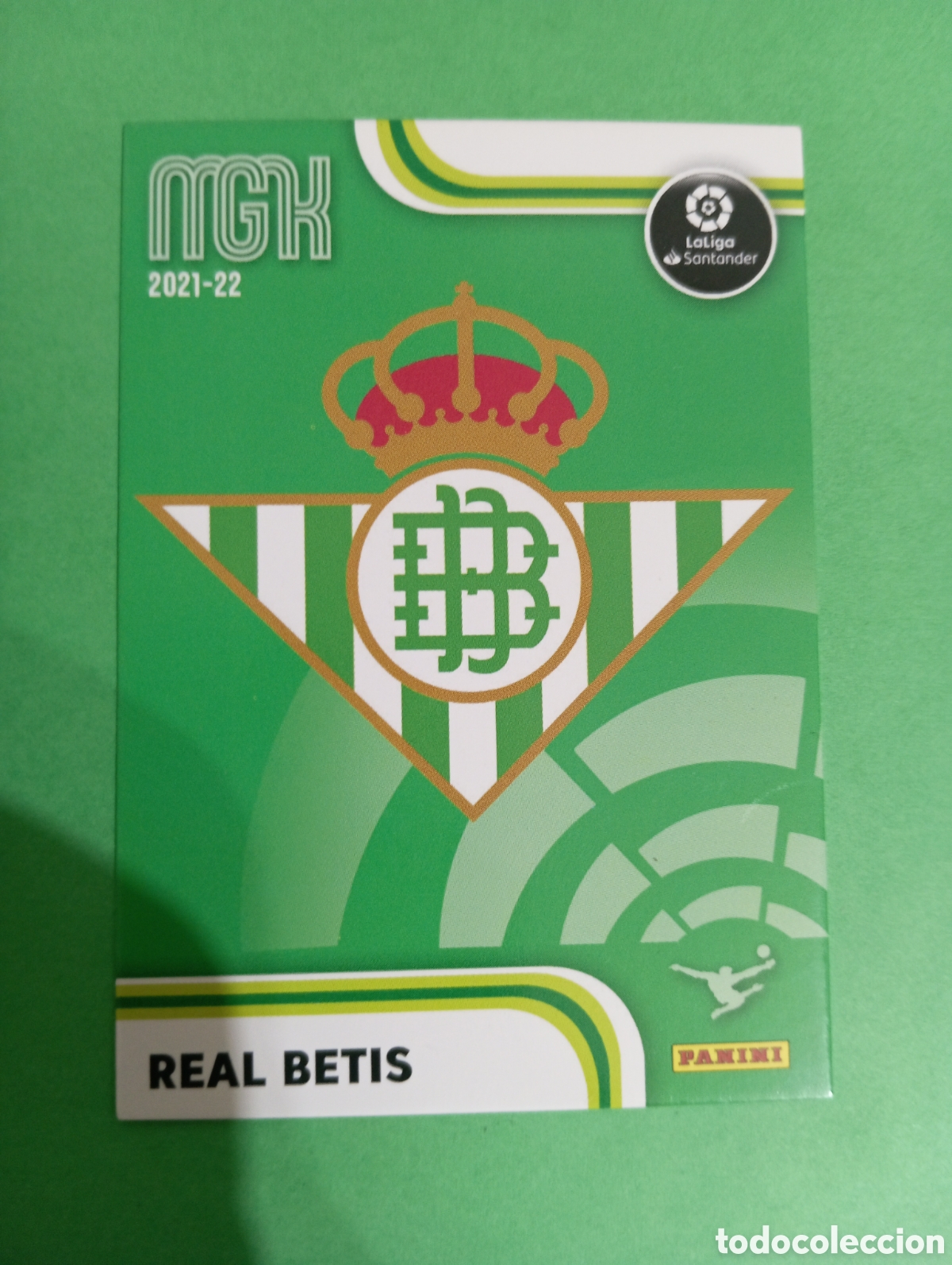 Figurine di Calcio: Escudo del Betis n&deg;73 / PANINI MEGACRACKS 2021/2022