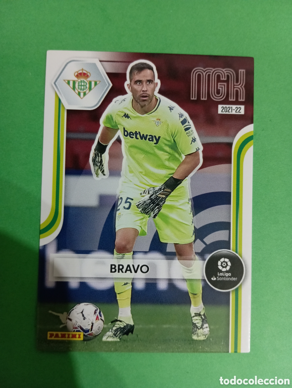 Figurine di Calcio: Bravo Betis n&deg;74 / PANINI MEGACRACKS 2021/2022