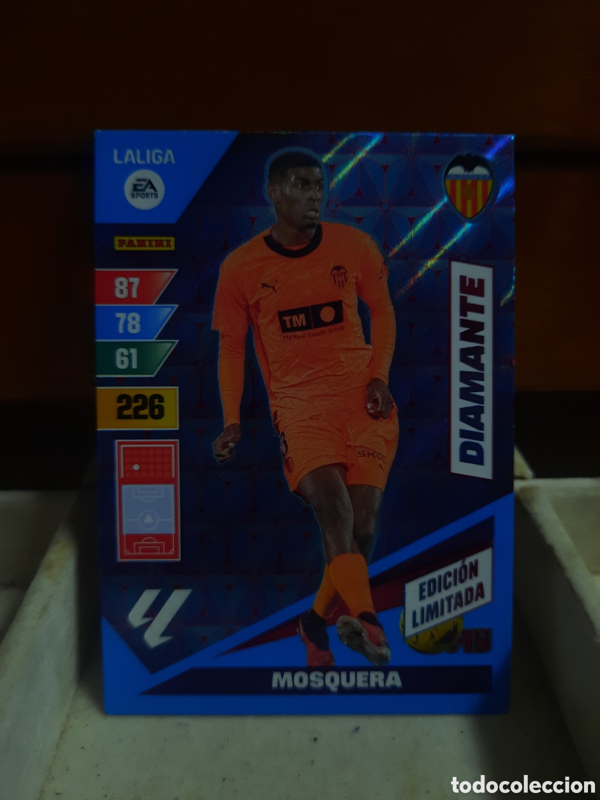 Cromos de f&uacute;tbol: MOSQUERA Diamante Edici&oacute;n limitada Adrenalyn XL 2023-24