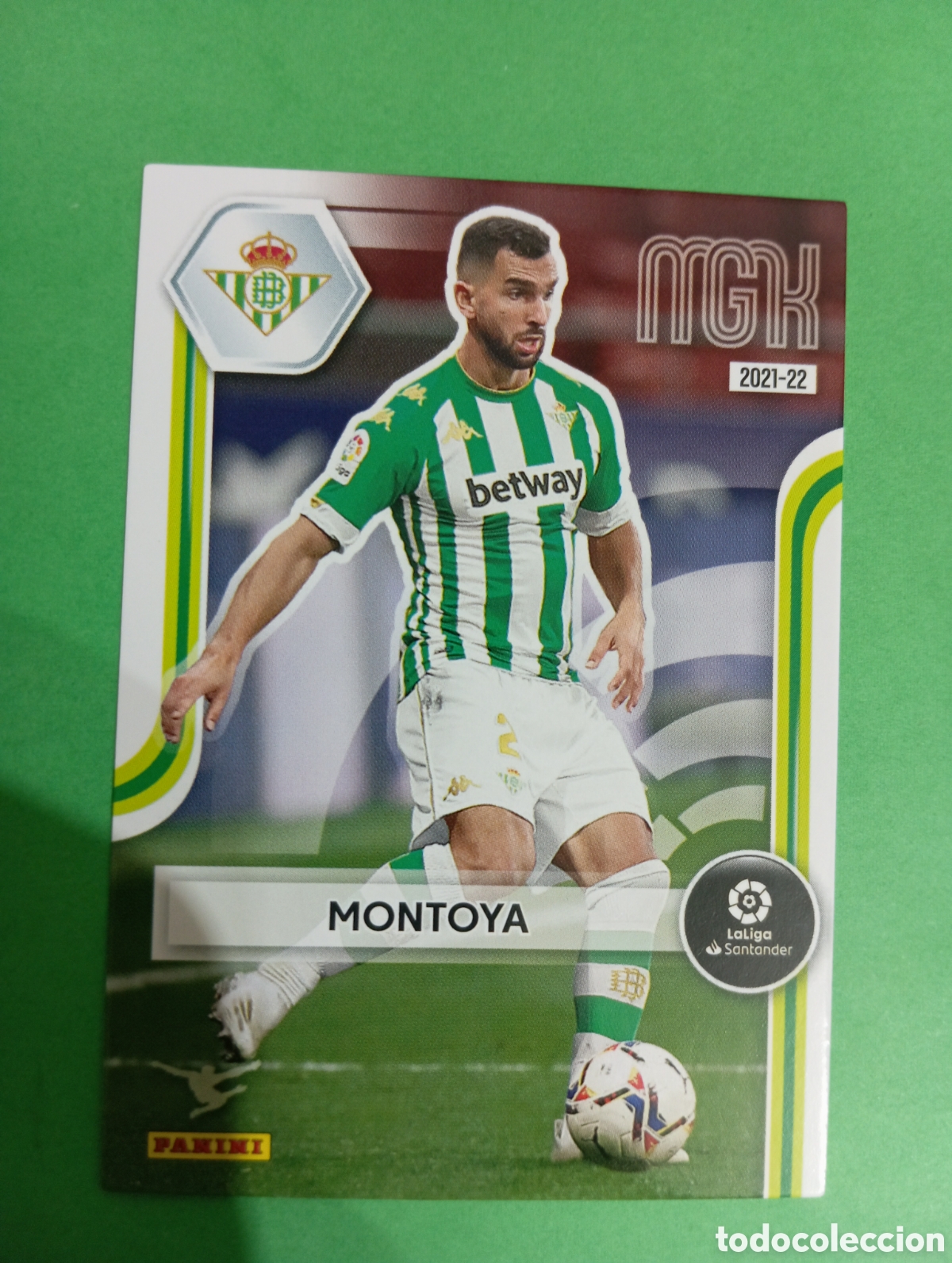 Figurine di Calcio: Montoya Betis n&deg;76 / PANINI MEGACRACKS 2021/2022
