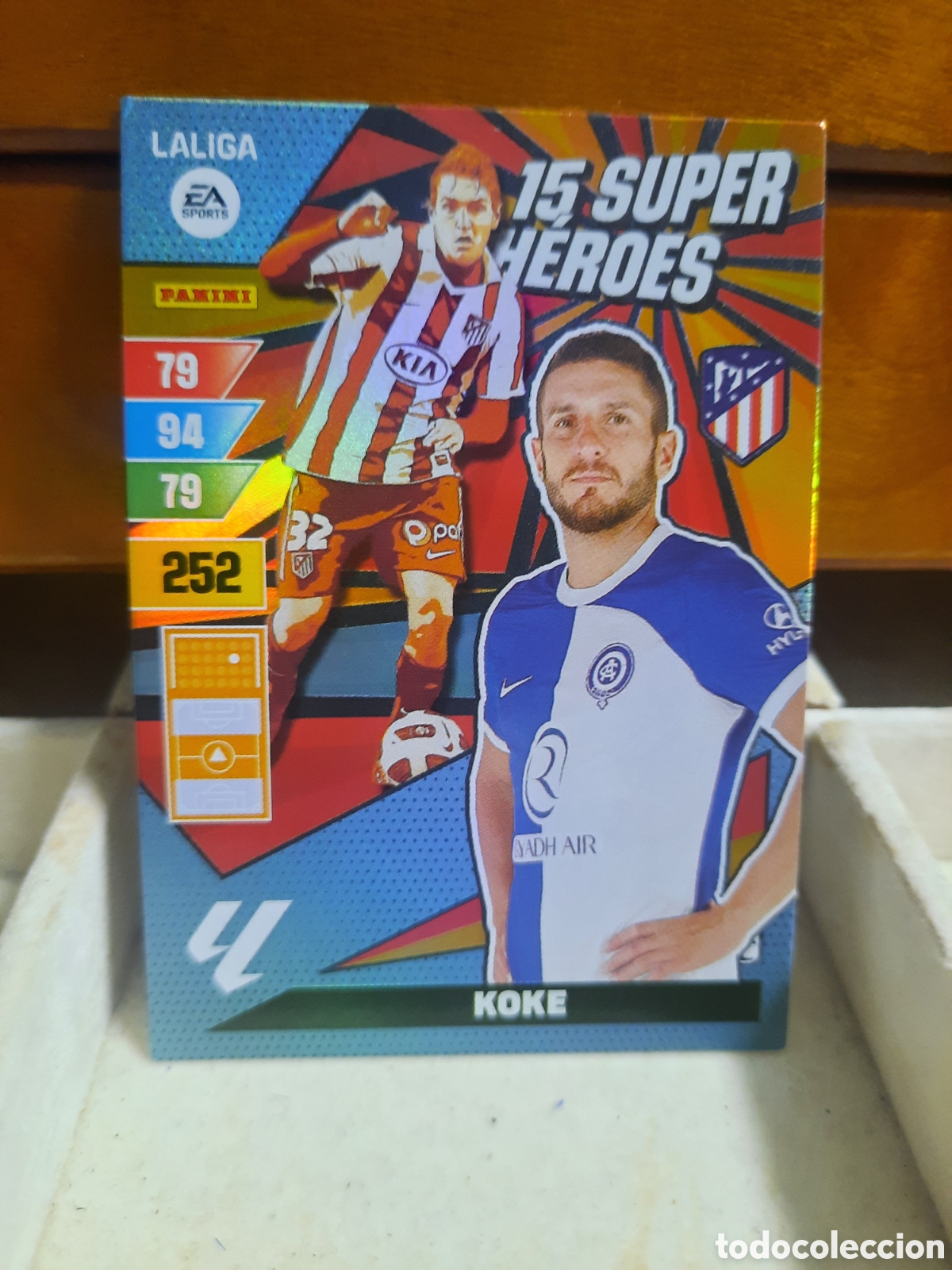 Cromos de f&uacute;tbol: KOKE 15 Super H&eacute;roes Adrenalyn XL 2023-24