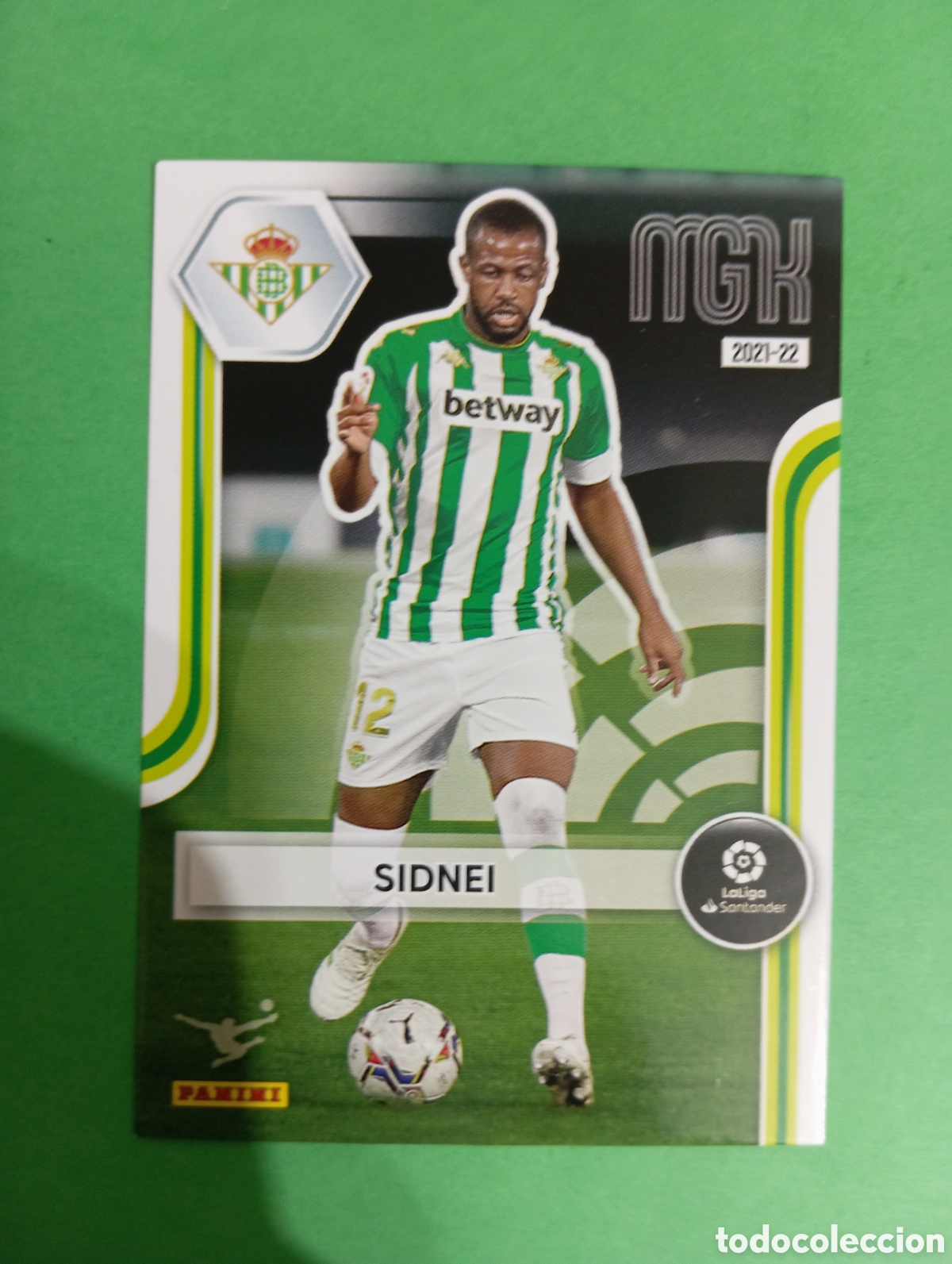 Cromos de f&uacute;tbol: Sidnei Betis n&deg;77 / PANINI MEGACRACKS 2021/2022