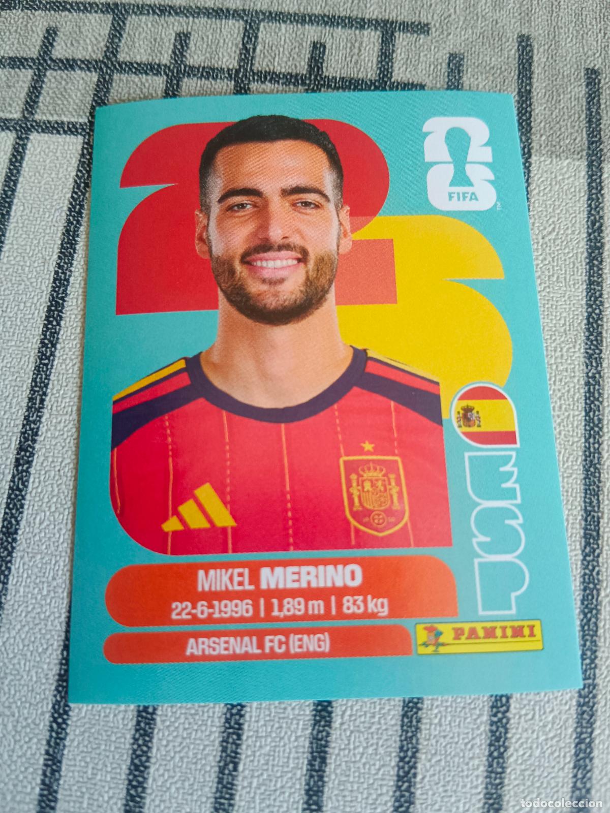 Cromos de f&uacute;tbol: MUNDIAL 2026 ESTADOS UNIDOS USA MEXICO MEJICO CANADA ESP 14 ESP14 MIKEL MERINO ESPA&Ntilde;A FIFA