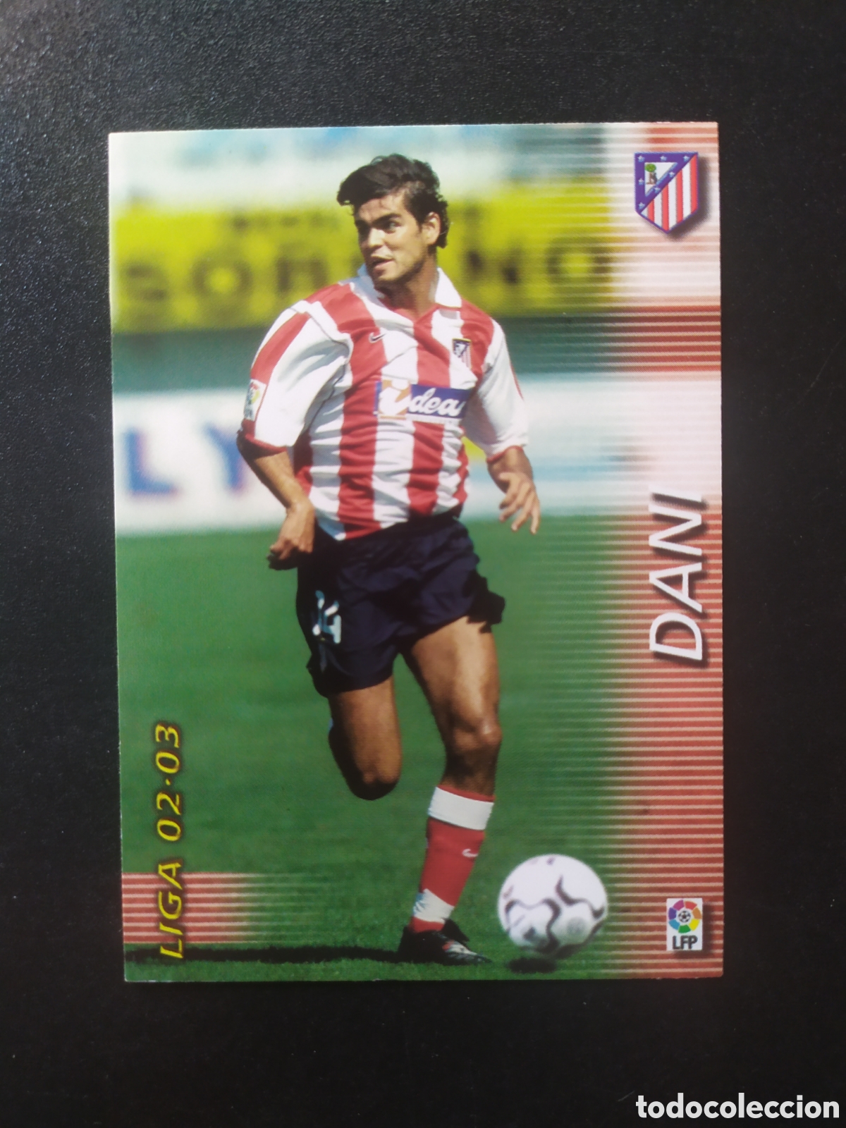 Football Stickers: Megafichas 2002 2003 02 03 panini Dani n&ordm; 50 Atl&eacute;tico Madrid megacracks