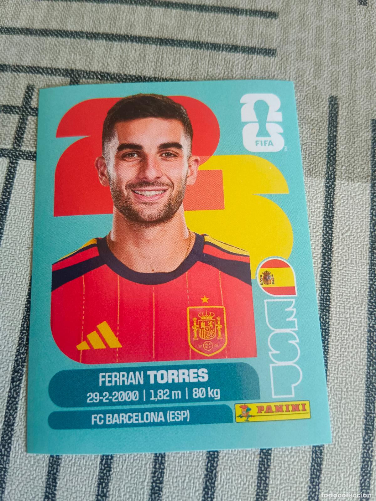 Cromos de f&uacute;tbol: MUNDIAL 2026 ESTADOS UNIDOS USA MEXICO MEJICO CANADA ESP 18 ESP18 FERRAN TORRES ESPA&Ntilde;A FIFA