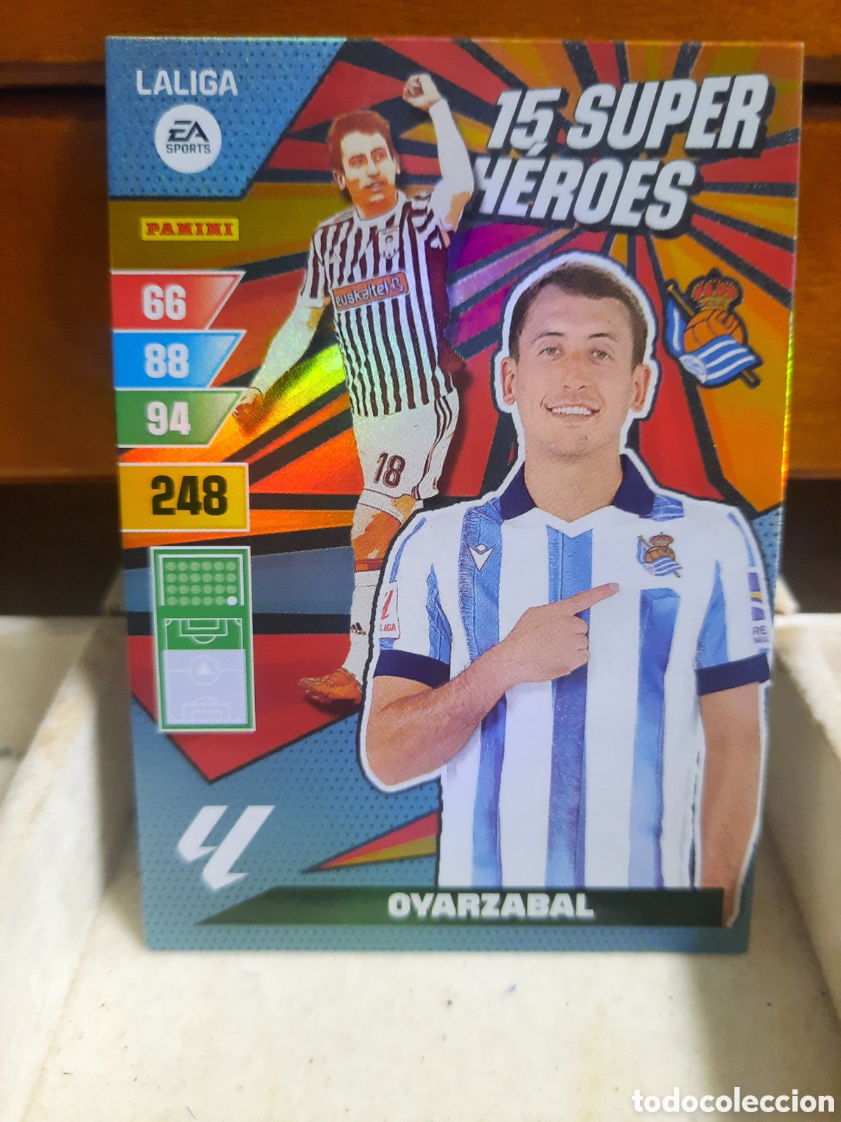 Cromos de f&uacute;tbol: OYARZABAL 15 S&uacute;per H&eacute;roes Adrenalyn XL 2023-24