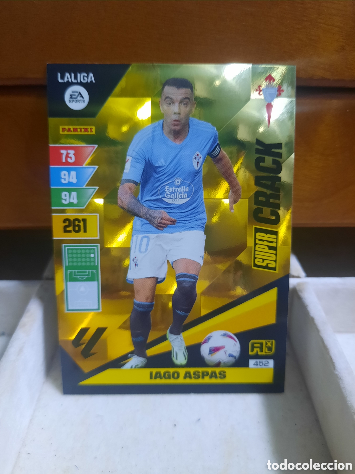 Cromos de f&uacute;tbol: IAGO ASPAS Super Crack Adrenalyn XL 2023-24