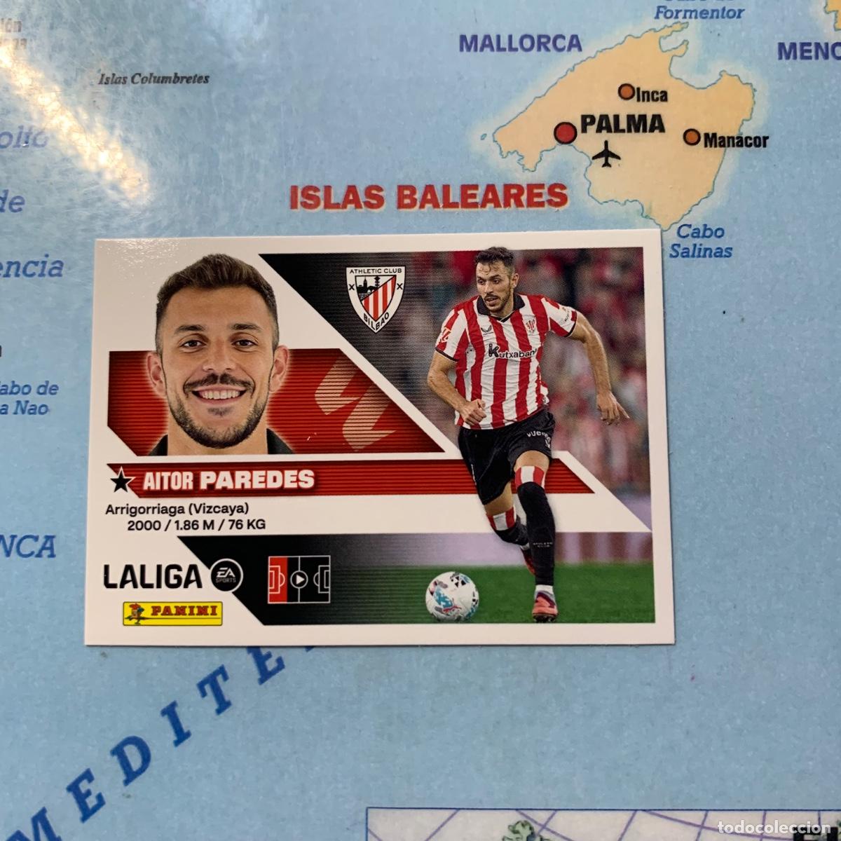 Cromos de f&uacute;tbol: Paredes n&uacute;mero 6A del Athletic de Bilbao cromo de la liga este 26-27 2026-2027