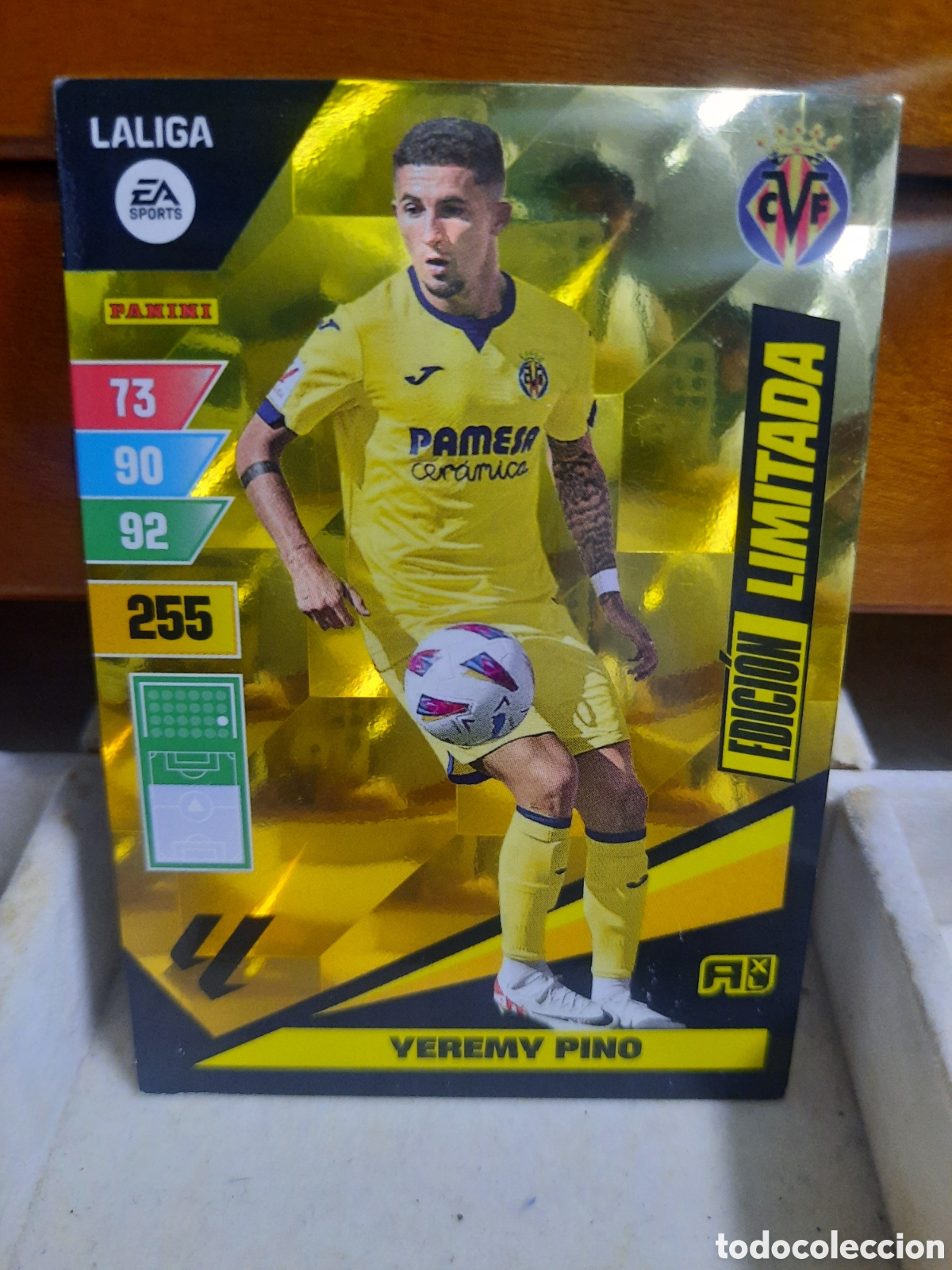 Fu&szlig;ball-Sticker: YEREMY PINO Edici&oacute;n Limitada Adrenalyn XL 2023-24