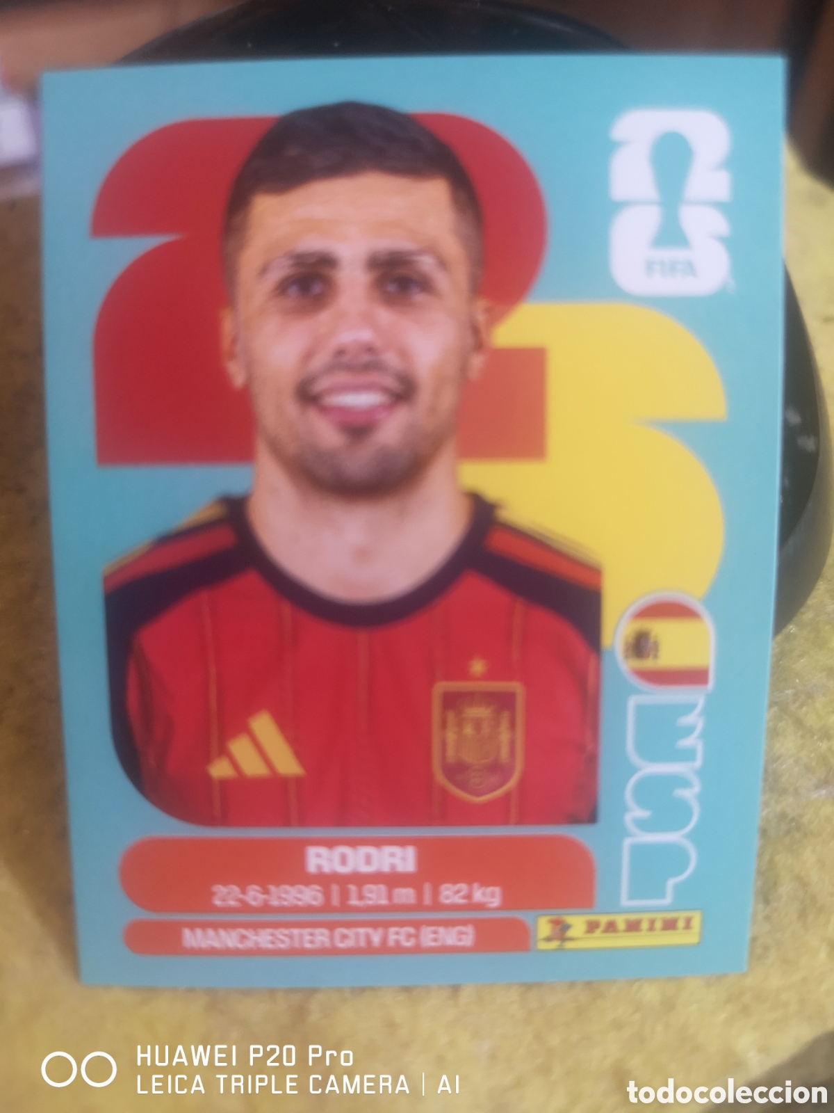 Fu&szlig;ball-Sticker: FIFA WORLD CUP MUNDIAL 2026 RODRI - ESP 10