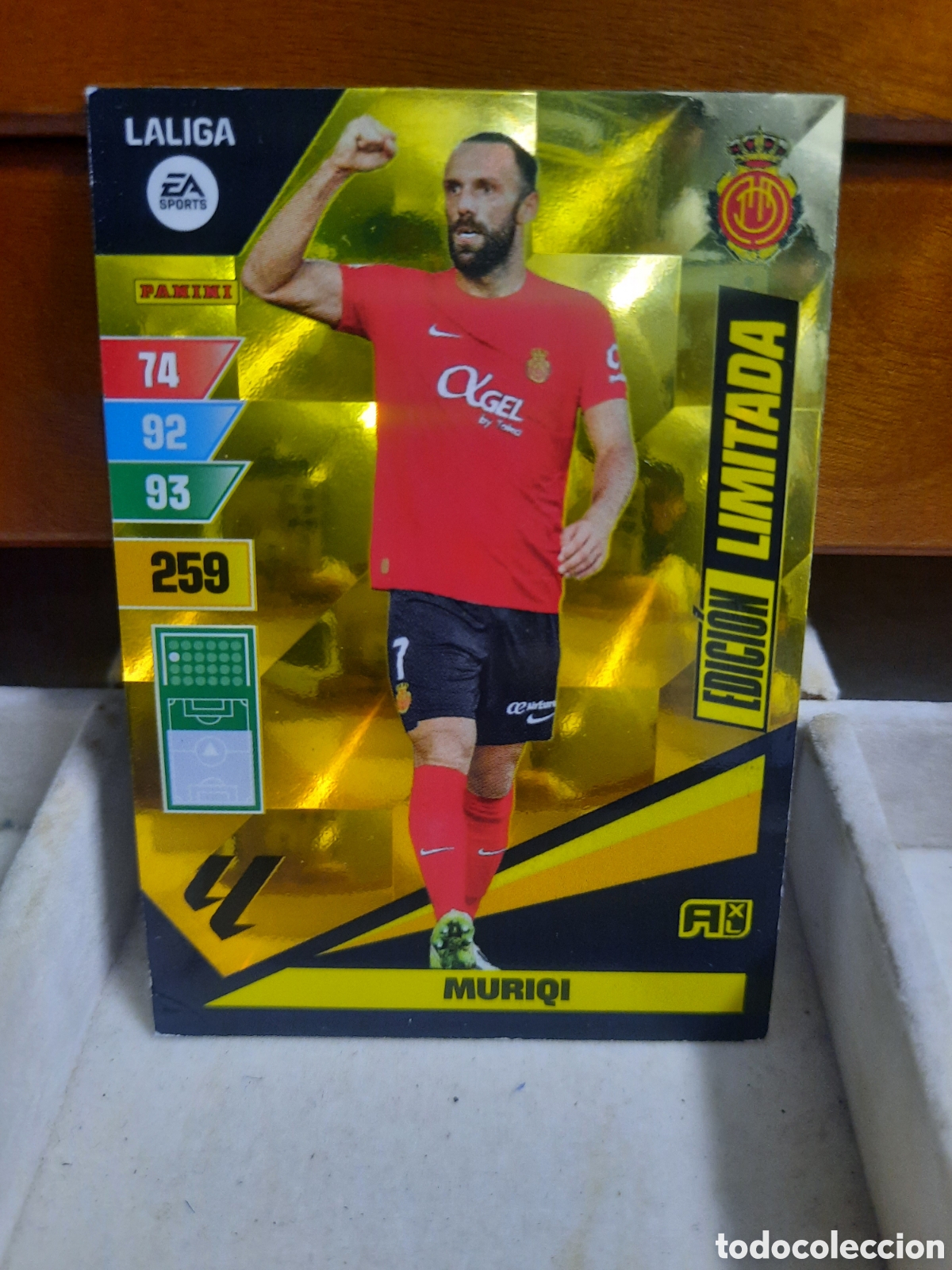 Cromos de f&uacute;tbol: MURIQI Edici&oacute;n Limitada Adrenalyn XL 2023-24