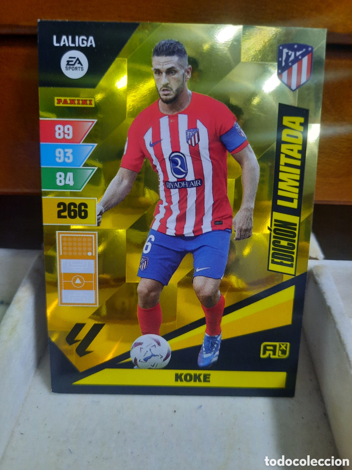 Cromos de f&uacute;tbol: KOKE Edici&oacute;n Limitada Adrenalyn XL 2023-24