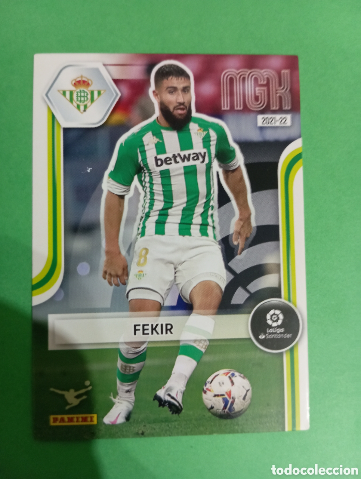 Cromos de f&uacute;tbol: Fekir Betis n&deg;86 / PANINI MEGACRACKS 2021/2022