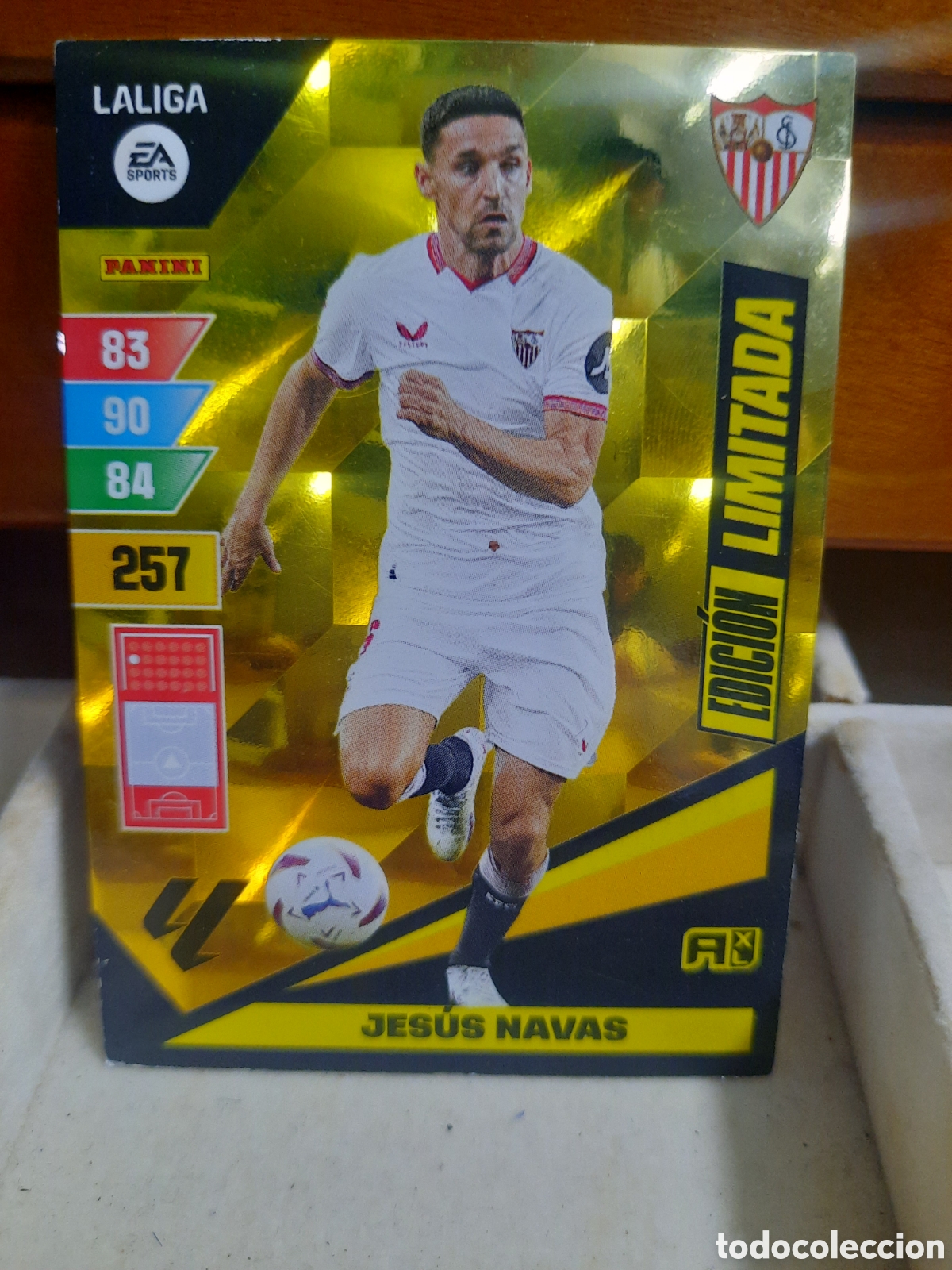 Cromos de f&uacute;tbol: JES&Uacute;S NAVAS Edici&oacute;n Limitada Adrenalyn XL 2023-24