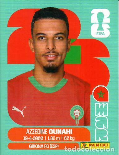 Cromos de f&uacute;tbol: CROMO PANINI MUNDIAL WORLD CUP 2026 - MAR11 MAR 11 - OUNAHI - MARRUECOS