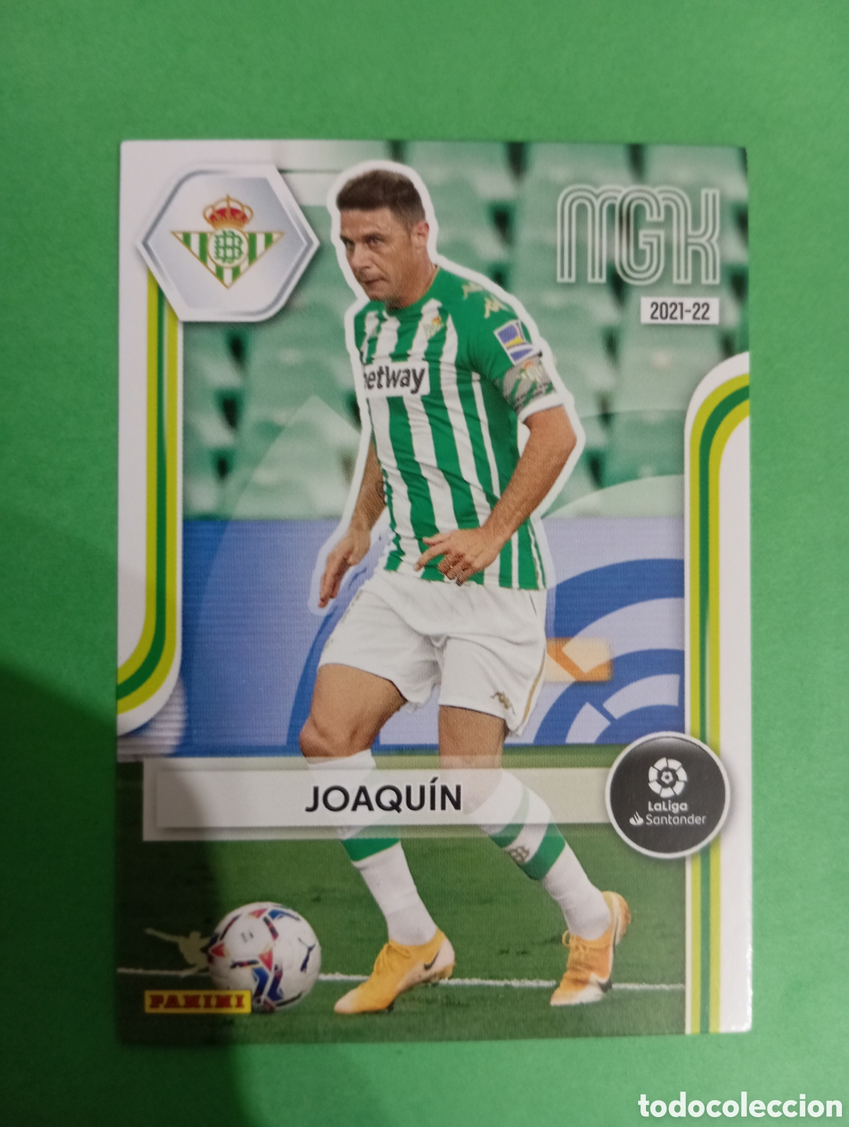 Cromos de f&uacute;tbol: Joaqu&iacute;n Betis n&deg;87 / PANINI MEGACRACKS 2021/2022