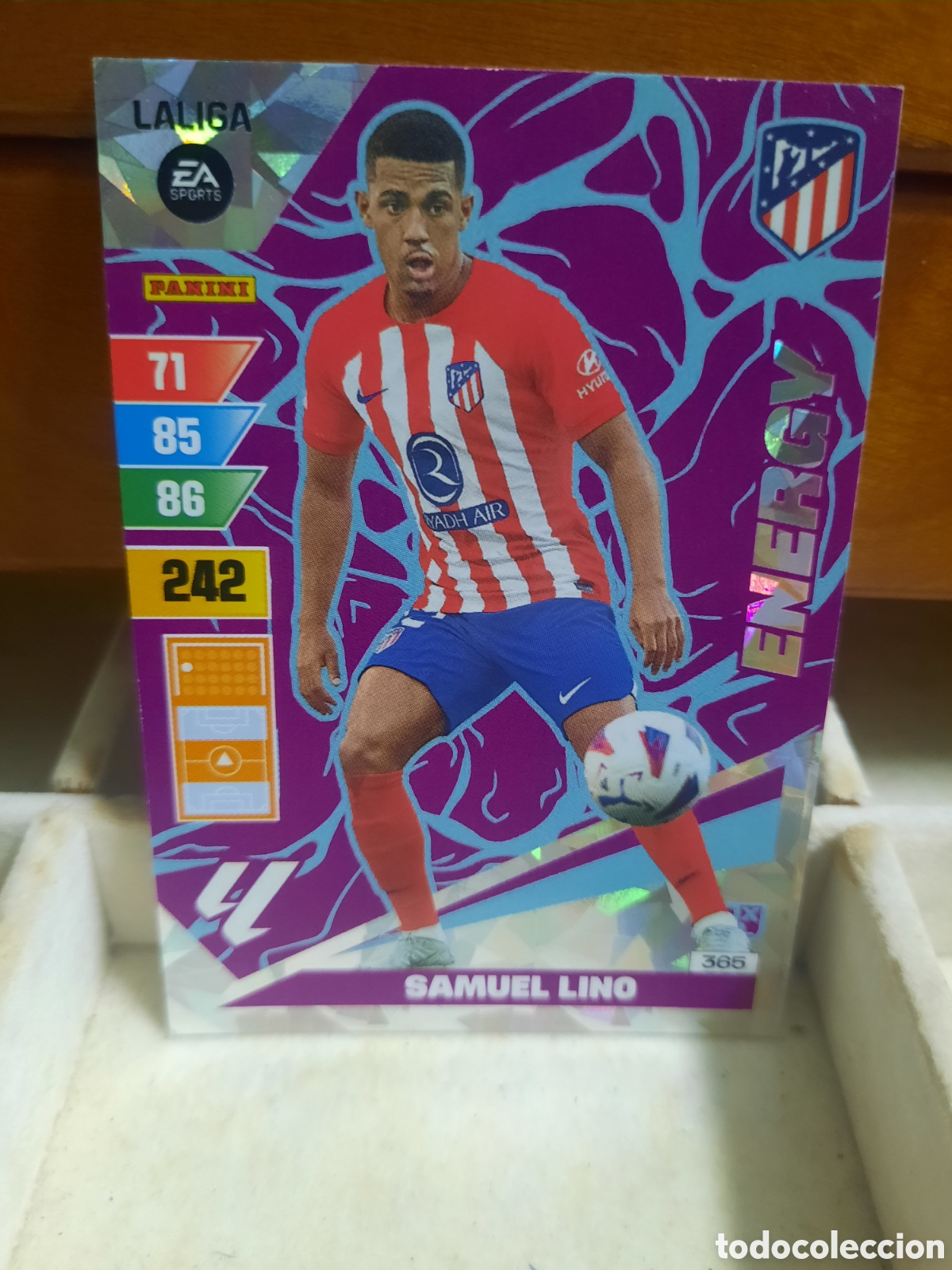 Cromos de f&uacute;tbol: SAMUEL LINO Energy Adrenalyn XL 2023-24