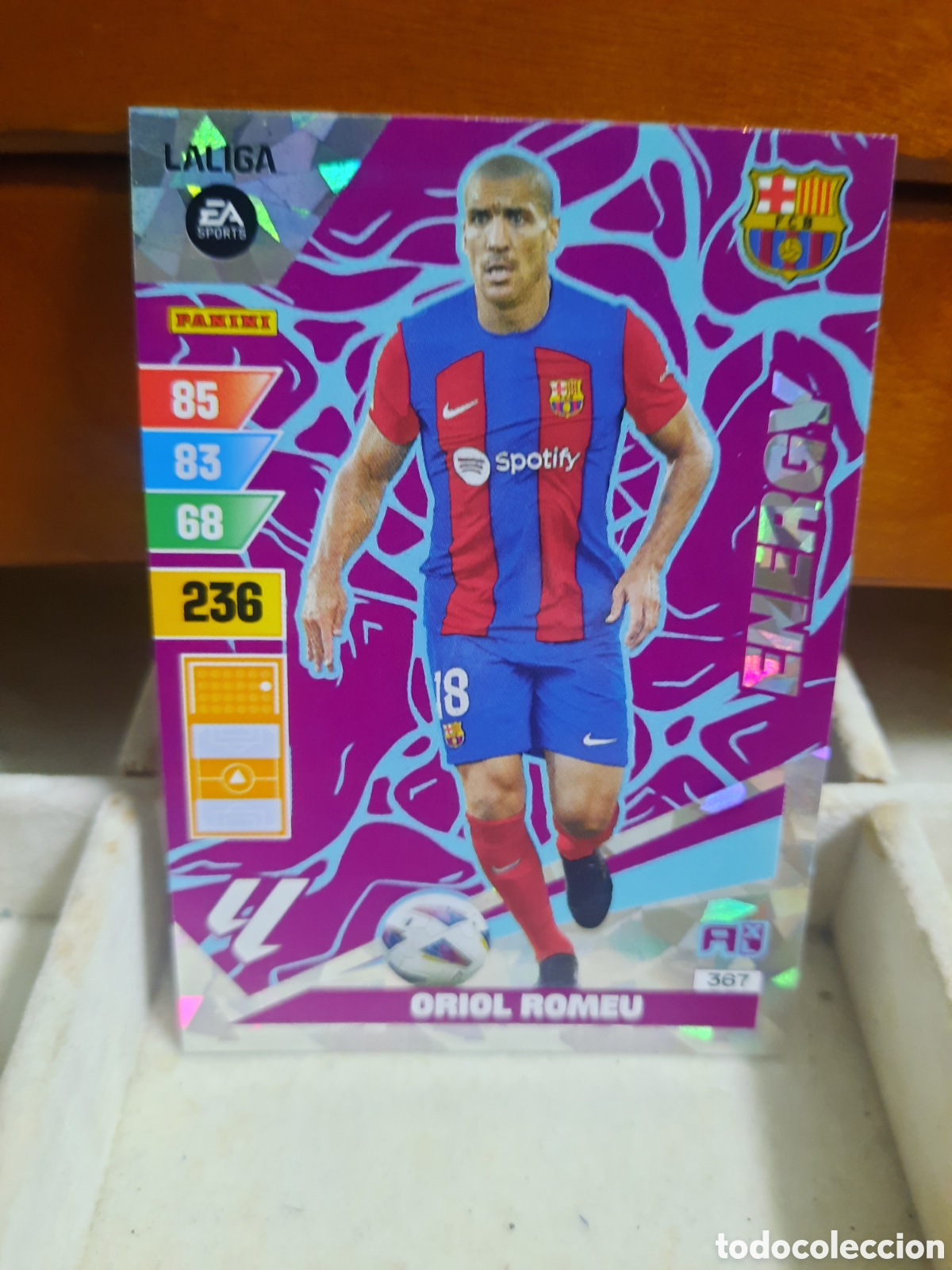 Cromos de f&uacute;tbol: ORIOL ROMEU Energy Adrenalyn XL 2023-24