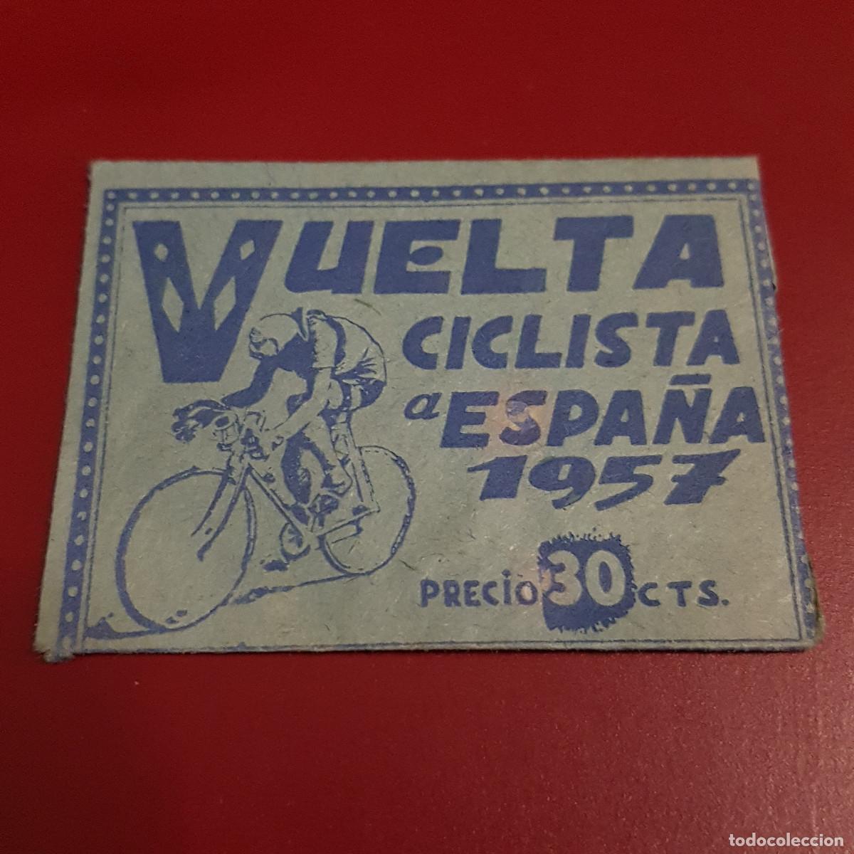 Cromos de f&uacute;tbol: FHER - VUELTA CICLISTA A ESPA&Ntilde;A 1957 - 57 - SOBRE DE CROMOS SIN ABRIR