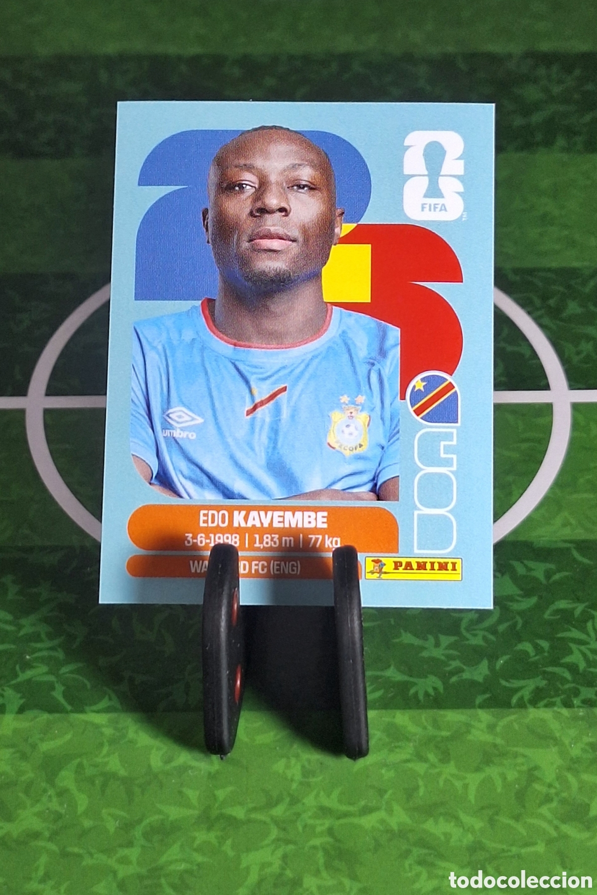 Cromos de f&uacute;tbol: EDO KAYEMBE #COD 10 MUNDIAL 2026